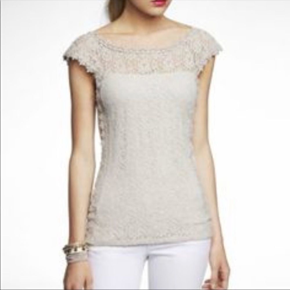 ✨Express Lace Sleeveless Blouse✨